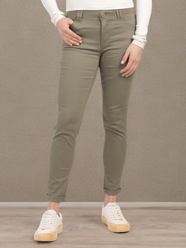 Democracy Women's Ab Solution Straight Leg Jean, Oak Tech, 103