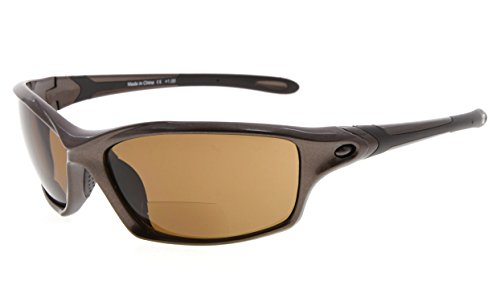 Image of Eyekepper Bifocal Sunglasses for Women Men, Rectangular Frame