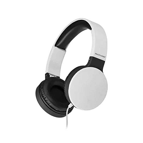Headphone Dobrável New Fun P2 Multilaser Branco - PH269