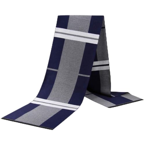 Écharpe automne et hiver casual hommes : style rayé pour vos sorties