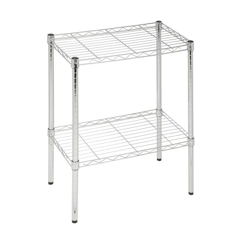 Honey-Can-Do 14x24x24 Shelving Unit CRM SHF-09374 Chrome, 500 lbs