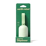 (Packaging May Vary) Earth Rated Dog Poop Bag Holder with Dog Poop Bags, Durable and Guaranteed Leakproof, Unscented, 1 Dispenser and 15 Bags