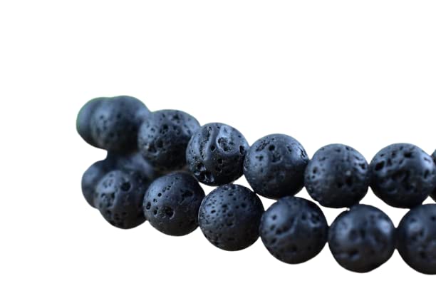Bracelet de lave noire résistant qui s'adapte à tous les poignets