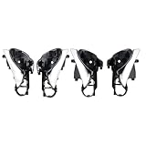 Juego de 4 manijas interiores de puerta para coche, Compatible Con DAEWOO NUBIRA OEM: 96296170, 96296171, 96296168, 96296169