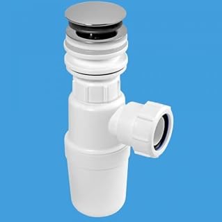McAlpine BK1 All in One Fast Fix Basin Clicker Waste with Bottle Trap