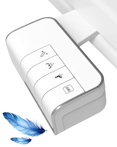 Hibbent Hibbent Bidet Attachment for Toilet, Dual Nozzle for Frontal & Rear Wash Chrome 1