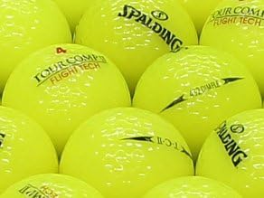 Amazon Abランク スポルディング イエロー混合 1個 ロストボール Spalding スポルディング ゴルフボール