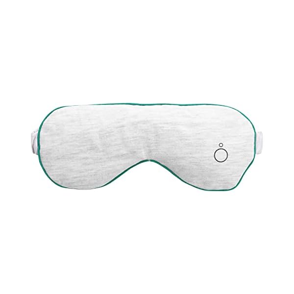 Omved SLEEP EASY Relaxing Travel Eye Mask with Mild Aroma of Herbs and Essential Oils Light Grey