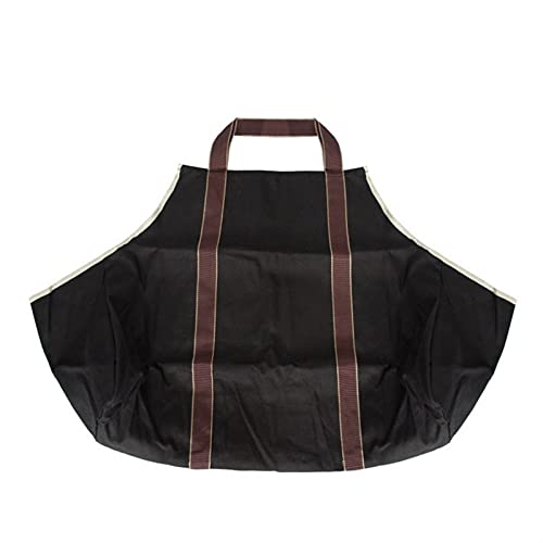 Widppsopt Transportador de leña de lona de tamaño grande – Bolsa de chimenea duradera para uso en camping y picnic (nombre del color: D)