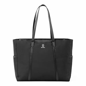 Travelpro Maxlite Softside Lightweight Women’s Carry-On Tote Bag, Fits up to 16″ Laptop, Work School Travel, Black