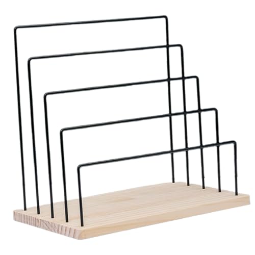 Alipis Portaorecchini Multiuso - Organizzatore Per Gioielli - Espositore Rustico in Legno