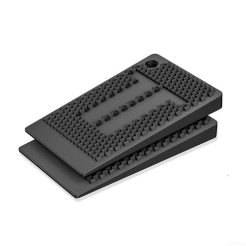 Espaciadores de vidrio para acristalamiento de ventanas, soporte adecuado de cuñas de goma resistentes diseñadas para manejar cargas de peso sustanciales (20 piezas)