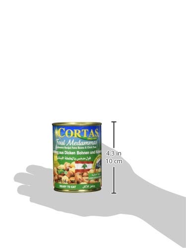 Cortas Dicke weiße Bohnen und Kichererbsen, 6er Pack (6 x 400 g)
