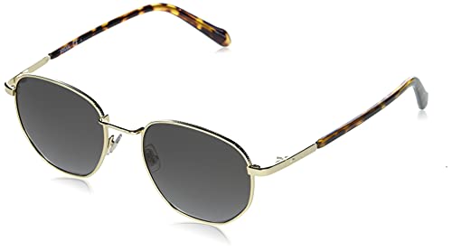 Fossil Men's FOS 3093/S Oval Sunglasses, Light Gold, 51mm, 19mm