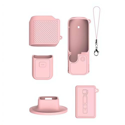 for DJI Pocket 4�Ή��V���R���ی�P�[�X - ���s�u���K�[�����̑ϏՌ��W���o���J�o�[�A���h�~�V�F���A�����ȃJ�b�g�A�E�g�A�J�����p�e�͐��̂���\�t�g�X�L���A�N�Z�T���[ (�s���NB)