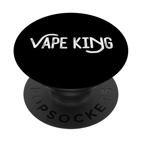 Vape King Funny Vaping Gear para vapistas saborizados Vape Mods PopSockets PopGrip Adhesivo