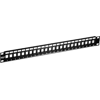 TRENDnet 24-Port Blank Keystone 1U Patch Panel, 1U 19