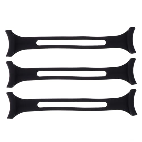 HAPINARY Mask Extender Straps 3pcs Black Long Face Mask Ear Hooks with Cord Extension Buckle Anti-Ear Safety Strap for Adults for All-Day Wear