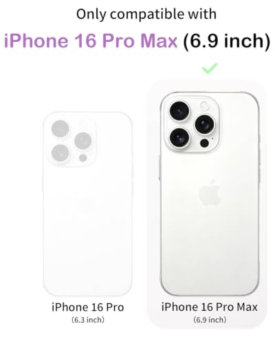 Coque iPhone 16 Pro Max violette rayée Feams en TPU fin de 6,9 pouces - 2