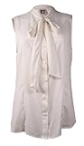 Anne Klein Women's Sleeveless Bow Blouse