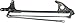 APDTY 713613 Windshield Wiper Transmission/Linkage Fits 1997-2001 Honda CR-V (Replaces 76530-S10-A01, 76530S10A01)