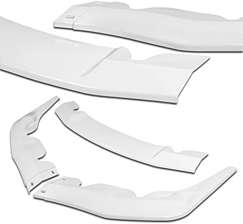 Stay-Tuned, 5PCS ABS STP-Style Front Bumper Lip Spoiler Body Kit + Universal 31" x 4" Side Skirts, Compatible with 2019-2026 Toyota Supra A90, Exterior Accessory (Painted White)