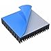 Cooling Device Aluminum Radiator Pad for Electronics Heat Dissipation with Conductivity Tape 60x60x15mm Chip Heat Sink