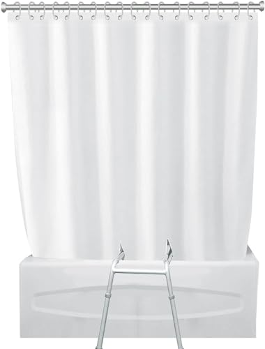 Wiplis Split Shower Curtain with Hooks