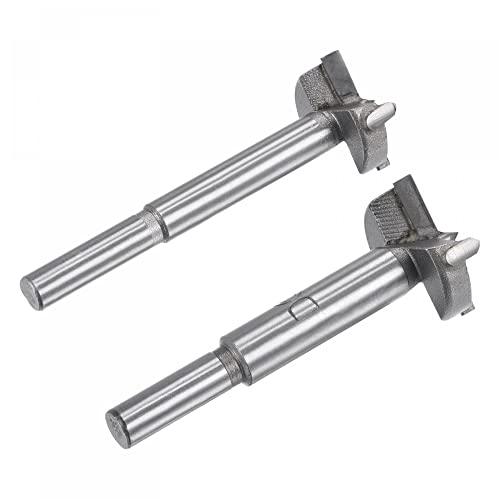 Uxcell Tungsten Carbide Forstner Drill Bit Set 24Mm 30Mm, Woodworking Wood Hole Opener Hinge Hole Drilling Boring Bit Cutter #TOP4