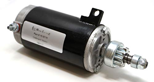 ELM Products Compatible con Evinrude Johnson Starter 12V 10 Dientes 85-140 HP 385529 389954 5372 18-5634 miniatura 2