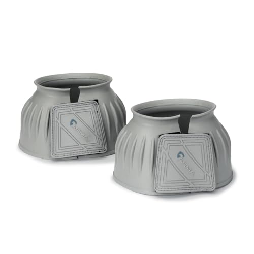 Preisvergleich Produktbild Shires ARMA Hufglocke Touch & Close XXL grau