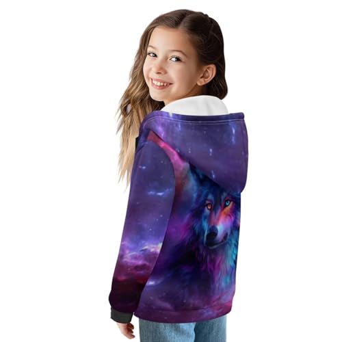 Boys Zip Up Hoodies Fleece Sweatshirt Fall Winter Sportswear Tops Casual Warm Jacket with Pockets for 6-16 Years3