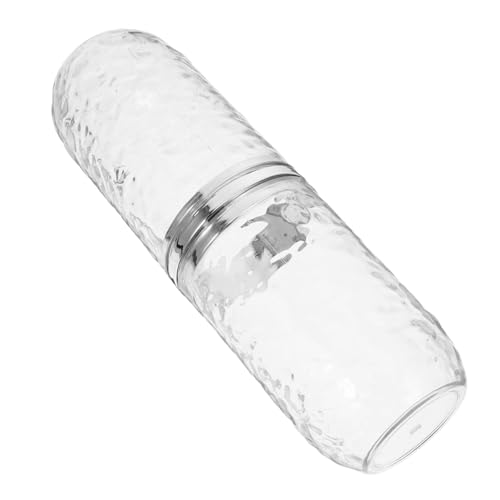EXQUIMEUBLE Estuche De Viaje para Cepillos De Dientes y Pasta De Dientes Organizador Portátil De Transparente para Niño Niña y Uso Clases Protector para Viajes
