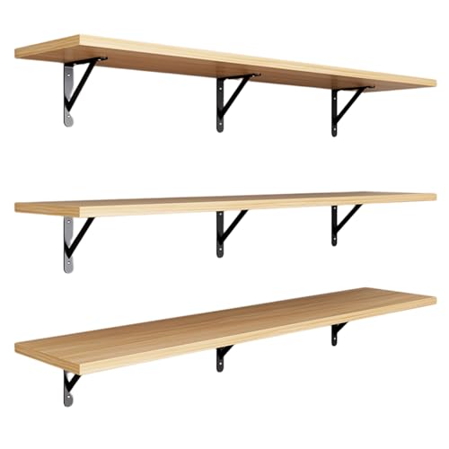 Étagère murale en lot de 3 pour décorer le salon et la chambre