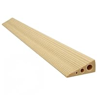 CUTIS Türschwellenrampe, 90x6x2 cm, PVC Rampe Saugroboter, Schwellenrampe, Geeignet für Saugroboter, Kinderwagen, Einkaufswagen, Rollatoren und E-Scooter, Rampe Türschwelle (Blassgelb)