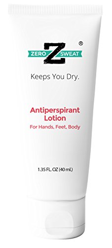 ZeroSweat Antiperspirant Deodorant Lotion | Clinical Strength Hyperhidrosis Treatment - Reduces Face and Body Sweating