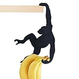 Chimp Shaped Banana Balance Hook – All-in-One Hook for Coats, Keys & Purses – Perfect for Kitchen, Dorm, Bedroom & Entryway – Fun & Functional Home or Office Décor