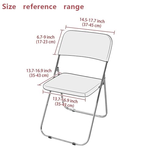Housses de chaise pliables pour masquer les rayures lot extensible jaune