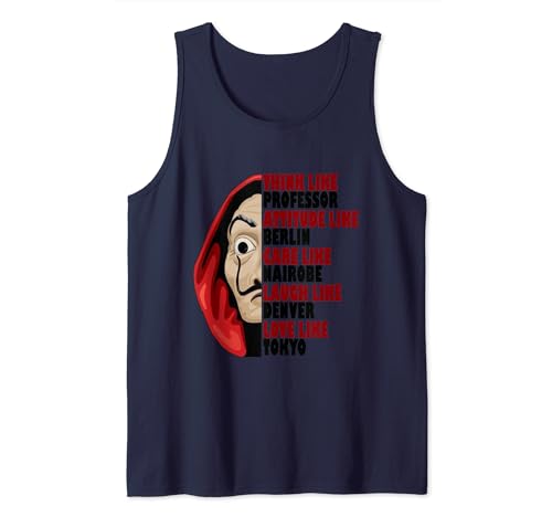Máscara de profesor, Berlín, Nairobi, Denver, Tokio, Río y Dalí Camiseta sin Mangas