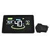 H6C Electric Bike LCD Display Meter 24V-60V E Scooter LCD Panel Color Screen with USB UART for Electric Bike Accessories (SM 5+2PIN) Black #1
