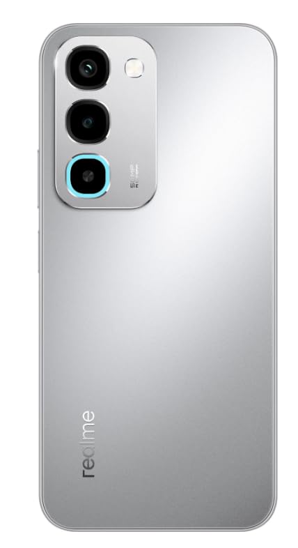 Image of realme P4R 5G Smartphone, Silver Glare, 4GB RAM, 128GB | 8000mAh Battery, 144Hz Display