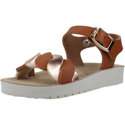 Geox Mädchen J Costarei Gi Sandal, Biscuit Rose Gold, 39 EU