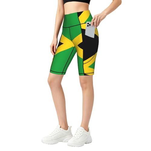 Legging taille haute femme Jamaïque, pantalon de yoga doux