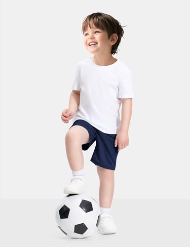 Witwot 3 Pack Toddler Boys Athletic Basketball Shorts Baby Boy Soccer Shorts Summer Clothes Size 2-5T4