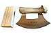 Alaskan Cultured Antler Ulu Knife and Stand