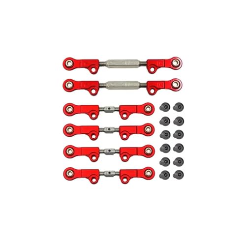 Compatible With MJX For Hyper Go 12212 1/12 RC �J�[�A�b�v�O���[�h�p�[�c�A�N�Z�T���[ 6061 �A���~�v�����b�h P12240 P12200 P12430 �p�[�c RC�J�[(Red)