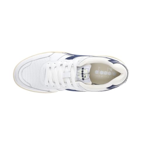 Image of Diadora Mens B.560 Used Lace Up Sneakers Shoes Casual - Blue, White
