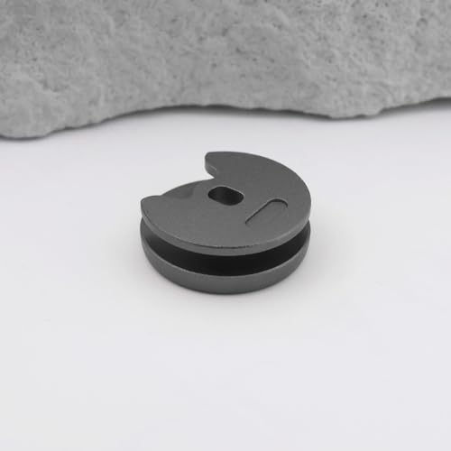 Image of 1pc Joystick Cap Metal Buttons Replacement Thumb Pad Cap Analog Compatible with Nintendo New 3DS 2DS XL LL Gray Metal Thumbstick Grip