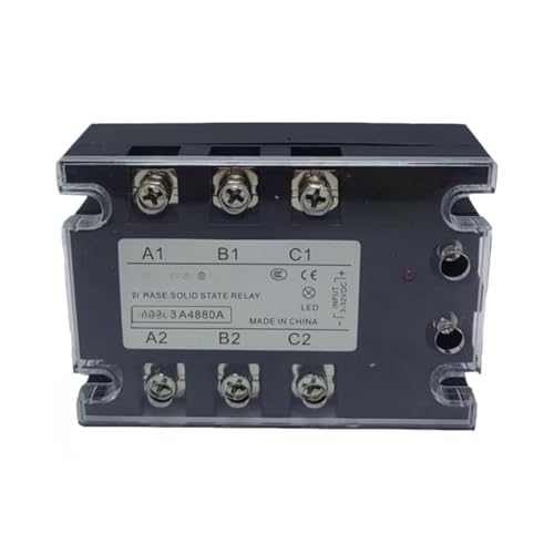 Relais à semi-conducteurs triphasé 3A4880A de 40A à 60A