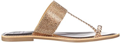 Image of Carlton London Women's Rose Gold Flat Sandal (CLL-6187)